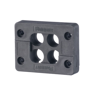 Pasacables de 4 Orificios de Marco Rectangular de 1.81" X 1.42", IP54, para Cables Terminados, color Negro - Imagen 4