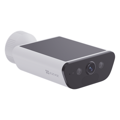 Camara de Bateria con Panel Solar Integrado / 4K Resolucion / WI-FI 6 / Vision Nocturna / Detección Humana y de Vehiculos / Batería de 10400 MAH / IP65 - Imagen 3