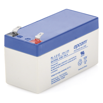Batería 12 Vcc / 1.2 Ah / UL / Tecnología AGM-VRLA / Para uso en equipo electrónico Alarmas de intrusión / Incendio/ Control de acceso / Video Vigilancia / Terminales F1 / Cargador recomendado CHR-80. - Imagen 4