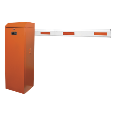Kit de Barrera Vehicular Derecha Color Naranja y Brazo Ajustable de 3.6 a 5.5 m 