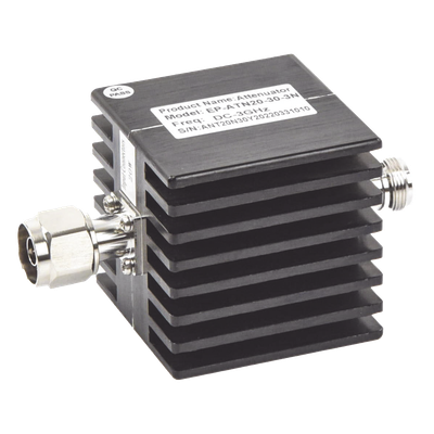Atenuador en Línea de 30 dB / 20 Watt Máx. / CD-3 GHz / Interiores / N macho - N hembra.