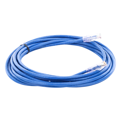 Cable de Parcheo UTP Categoría 6, con Plug Modular en Cada Extremo - 6 Metros (19.69 Pies) - Azul - Imagen 3