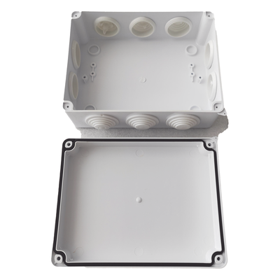 Caja de Derivación-Conexión para Exterior IP65 con 10 Entradas / 200 x 155 x 80 mm / Sellado Seguro con Empaque + 4 Tornillos / Resiste Agua, Polvo y Sol Directo - Imagen 5
