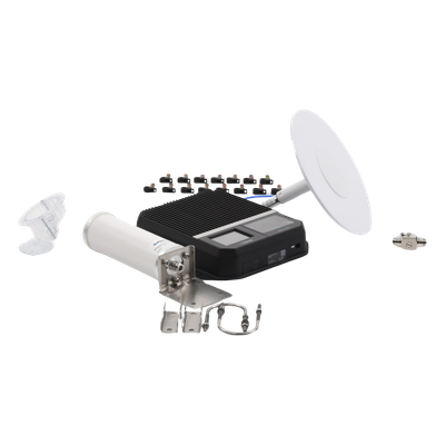 Kit Amplificador Office 200 para 2G, 3G y 4G / Mejora llamadas convencionales y VoLTE / Amplifica señal de TELCEL, AT&T y MOVISTAR / Cubre hasta 400 m² con una antena y hasta 1600 m² con 4 antenas. - Imagen 4