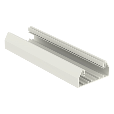 Base para canaleta T-70, de PVC rígido, con orificios perforados para montaje, 103.3 x 44.9 x 2400 mm, Color Blanco Mate - Imagen 5