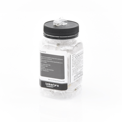 Bote con 100 Piezas de Plug Modular RJ45 Cat6 sin Blindaje, Chapado de Oro a 30 Micras para Durabilidad Extrema - Imagen 5