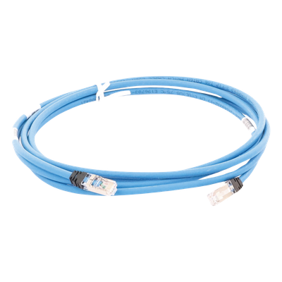 Patch Cord Cat6A, Blindado S/FTP, CM/LS0H, 10 Metros (32.81 Pies), Color Azul - Imagen 5