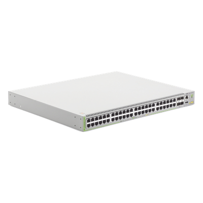 Switch PoE+ Administrable CentreCOM GS980M, Capa 3 de 48 puertos 10/100/1000Mbps + 4 SFP Gigabit, 740 W - Imagen 6