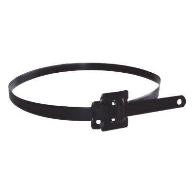 Cincho de acero inoxidable reusable de 9.5mm x 457mm (50pzs)