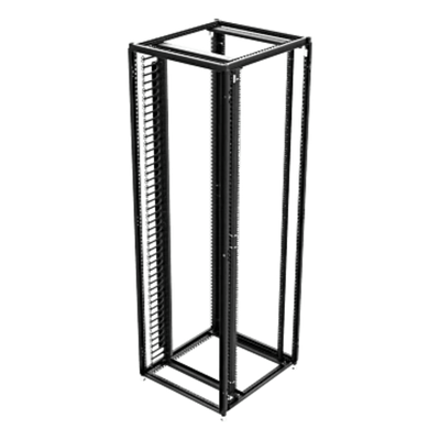 Organizador Vertical de Cables para Rack 45 UR (79 in) / Acero Negro RAL 9005 / Sección 95x208 mm (3.7x8.2 in) / Capacidad 726 Cables / Dedos cada 1.75 pulg / ProLine S1 HOFFMAN - Imagen 4