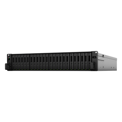 NAS Todo Flash FlashStation FS3600 | 24 Receptáculos | Intel Xeon D-1567 12 Núcleos | 16 GB RAM (Ampliable a 128 GB) | 195,000 IOPS Escritura Aleatoria iSCSI 4K | 10 GbE | Compatible con Virtualización | Protección de Datos Int