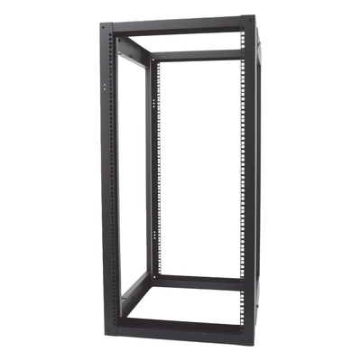 Rack Estándar 19" de 4 Postes, Acero, 24 Unidades, Profundidad Ajustable. - Imagen 4