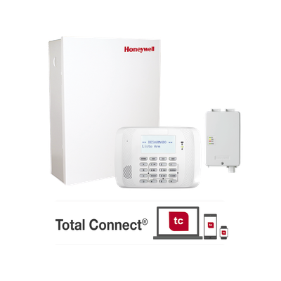Kit de alarma con panel Vista-48LA, teclado alfanumérico, receptor inalámbrico y comunicador celular LTE