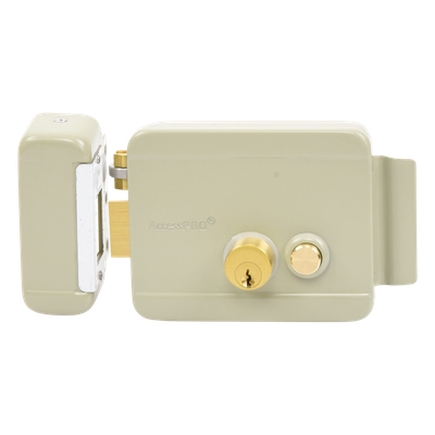 Cerradura Eléctrica con Botón de Salida / Incluye Llave / Exterior / Izquierda - Imagen 5
