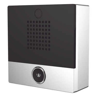 Mini Intercomunicador para hotelería y hospitales, con diseño elegante, PoE, 1 botón, 1 relevador integrado de salida y entrada. - Imagen 3