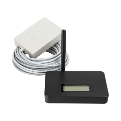 Kit Amplificador de Señal Celular de UNA banda de frecuencia / Mejora las llamadas convencionales / Soporta los datos de las tecnologías 2G y 3G de TELCEL, AT&T y MOVISTAR / Puede cubrir un espacio de hasta 140 m2.