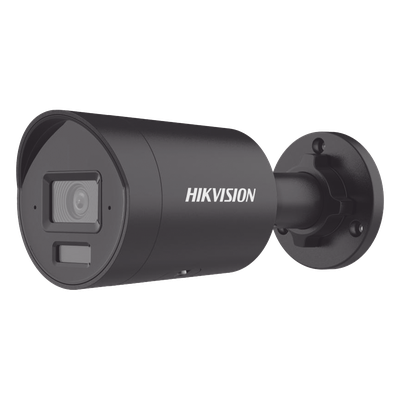 [Dual Light + 2 Micrófonos Integrados] Bala IP 4 Megapixel / Color Negro / Lente 2.8 mm / 40 mts Luz Blanca + 40 mts IR / ACUSENSE / Exterior IP67 / WDR 120 dB / PoE / ONVIF / Micro SD / Metal / ACUSEEK
