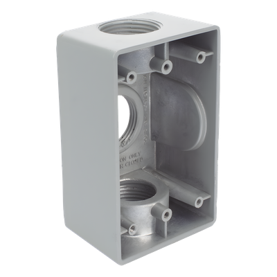 Caja Condulet FS de 1" (25.4 mm ) con tres bocas una arriba y una atrás a prueba de intemperie. - Imagen 6