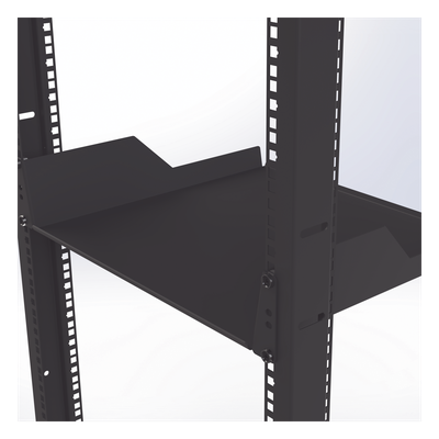 Charola para soportar equipos en Rack de 19" y 39 cm de Profundidad, 2U, Juego de 2 piezas iguales
