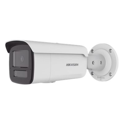 [Dual Light + 2 Micrófonos Integrados] Bala IP 8 Megapixel (4K) / Lente 4 mm / 80 mts Luz Blanca + 80 mts IR / ACUSENSE / Exterior IP67 / IK10 / WDR 120 dB / PoE / ONVIF / Micro SD / Metal / ACUSEEK