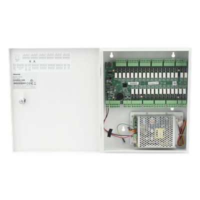 Controlador de Elevador IP Para 32 Pisos / Gestión 100% en la Nube / Interfaz Web / Pases Temporales desde App / Activación de Pisos desde App/ Wiegand / POE / 20,000 Tarjetas /100,000 Eventos / Compatible con Videoporteros Akuvox