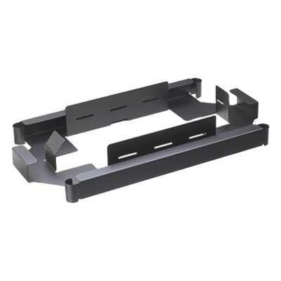 Soporte Para Apilar de 1 a 4 Charolas de Empalme FST24S, Compatible con Paneles FMT y FMD, Color Negro