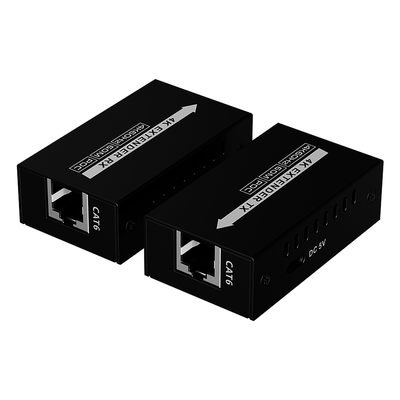 Kit extensor HDMI de tamaño mini | 4K60Hz a 60 metros | Solo requiere alimentación TX | Sobre CAT6/CAT6A/CAT7 | - Imagen 3