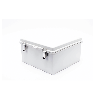 Gabinete de Plástico ABS, Uso en Intemperie ip66 (300 x 300 x 180 mm) Cierre por Broche Inoxidable y Permite Cerrado con Candado y Llave (Perno 5mm) No Incluido - Imagen 4