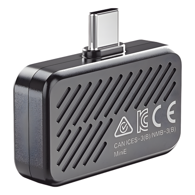 MiniE - Cámara Termográfica para Smartphone / Resolución IR 96 x 96 (9,216 píxeles) / SuperIR / Rango de -20°C a 400°C / Precisión ±2°C o ±2% / Compatible iOS y Android / Paleta Personalizable - Imagen 5