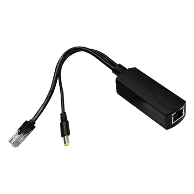 Splitter PoE / IEEE 802.3af/at / 30W / Puerto Gigabit / Salida DC 12V 2A / Indicadores LED / 95x26x20 mm (3.74x1.02x0.79 in) - Imagen 3