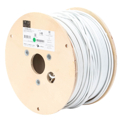 Bobina de Cable Blindado F/UTP de 4 Pares, Z-MAX, Cat6A, Soporte de Aplicaciones 10GBase-T, CM, Color Blanco, 305 Metros (1000 Pies) - Imagen 6