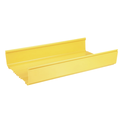 Canaleta para Fibra Óptica / PVC Rígido UL 94V-0 / 12x4 in / 1.8 m (5.9 ft) / Capacidad 773 Cables / QuikLock / Amarillo