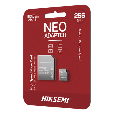 Memoria microSD con Adaptador / 256 GB / Clase 10 / NAND TLC / 92 MB/s Lectura / Multipropósito - Imagen 3