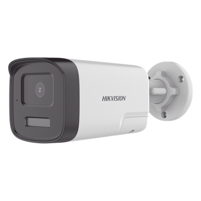 [Audio Bidireccional + Dual Light + ColorVu] Bala TURBOHD 3K  (5 Megapixel) / Lente 3.6 mm / 40 mts IR EXIR + 40 mts Luz Blanca / Micrófono y Bocina Integrado / Exterior IP67 / dWDR