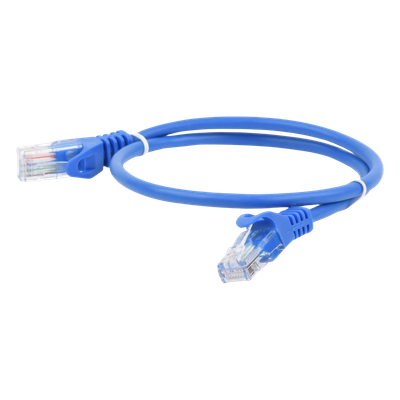 Cable de Parcheo UTP Cat5e - 0.5 Metros (1.64 Pies) - Azul - Imagen 5