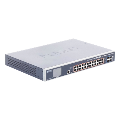 Switch Administrable Capa 3, 24 Puertos Gigabit 802.3bt, Hasta 600 W, 4 Puertos 10 G SFP+, Con Pantalla Táctil para Configuración Básica - Imagen 7