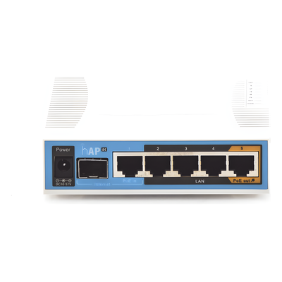 (hAP ac) 5 Puertos Gigabit Ethernet, 1 Puerto SFP, 1 USB, WiFi Doble Banda 3x3 802.11ac, hasta 1W de potencia - Imagen 3