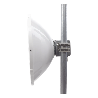 Antena Direccional de Alto Rendimiento/ Parábola profunda para mayor aislamiento al ruido / 29 ± 1 dBi / 4.9 - 6.4 GHz / Conectores N-Hembra / Fácil Montaje y Soporte de acero inoxidable / Radomo Incluido - Imagen 3