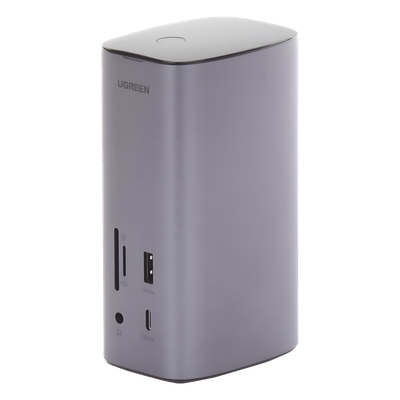 HUB USB-C (Docking Revodok Pro) 12 en 1 | 2 USB-A 3.0 | 1 USB-C PD Carga 100W | 1 USB-A 3.1 | 1 USB-C 3.1 | HDMI 4K | HDMI 8K Ultra HD | Display Port 4K | RJ45 (Gigabit) | Lector Tarjeta SD + Micro SD (TF) | Jack Audio 3.5mm. - Imagen 4