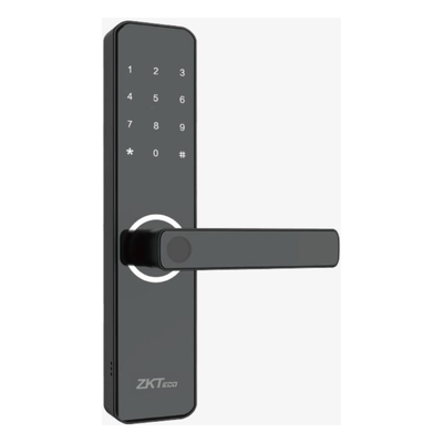 Cerradura Inteligente / Huella Digital y Wi-Fi / Mortise Europeo DIN / 300 Usuarios / App ZSmart / Carga Emergencia Micro-USB - Imagen 3