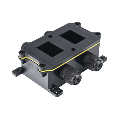 Caja de Plástico ABS/PA66 para Interruptores AccessPRO /  Compatible con los Interruptores APB-0 Series / IP65 / 4 Puertos de Conexión
