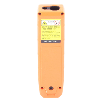 Medidor Compacto Láser de Distancias. Rango: 5.1 cm a 30.5 m / Opción cm o pulg. o Combinado / Clip para Bolsillo. - Imagen 10