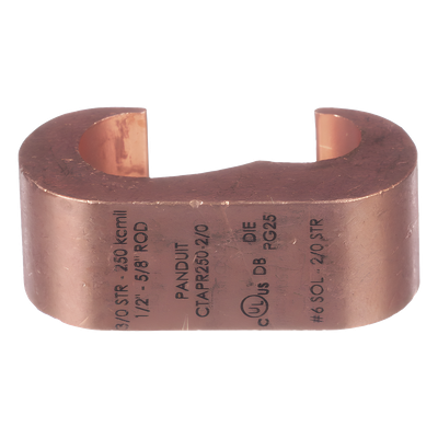 Conector de Compresión para Tierra / Estilo E / 3/0 AWG a 250 Kcmil / 36 kV / 90 °C / UL 486 / Direct Burial