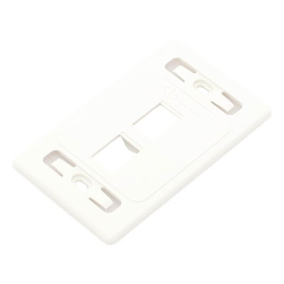 Placa de Pared Modular 10G MAX de 2 Salidas, Color Blanco - Imagen 4