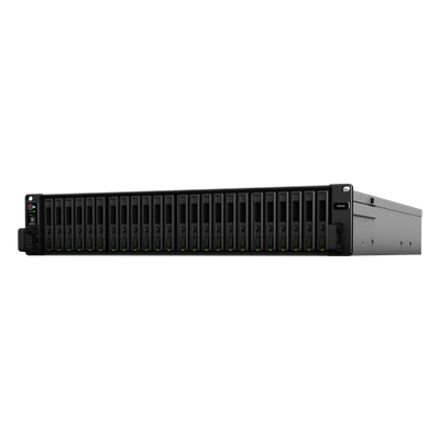 Servidor All-Flash Synology FlashStation FS6400 | 24 Bahías SAS-SATA | Dual Intel Xeon Silver 4110 | 32GB DDR4 ECC RDIMM | 10GbE | Escalable hasta 72 Unidades.