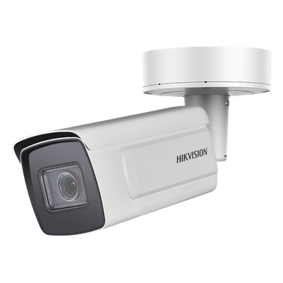 (Reconocimiento de Marca, Modelo, Color, Placa) Bala IP 4 Megapixel / Lente Mot. 2.8 a 12 mm / ANPR / Reconocimiento y Captura de Placas Vehiculares / WDR 140 dB / IP67 / IK10 / 50 mts IR EXIR / Micro SD