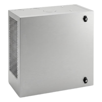 Gabinete de Pared L-Box 12U / Acero 1.9 mm / 1219 x 610 x 313 mm / Puerta L 120° / RAL 7035 / Rack 19" - Imagen 4