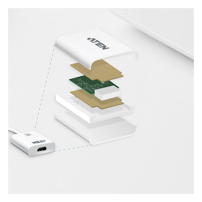 Adaptador activo de DisplayPort a HDMI | 4K | Compatible con audio | - Imagen 5