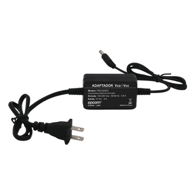 Fuente de Poder 12 Vcc / 2 Amp / Con Terminales de Extensión / Distancias de cable hacia Vca 50 cm / Distancia de cable hacia dispositivo de 50 cm - Imagen 3