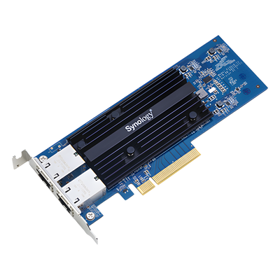Tarjeta de 2 puertos Ethernet 10GBASE-T/NBASE-T para servidores Synology